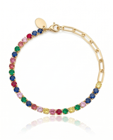 PULSERA CON PIEDRAS DAMA