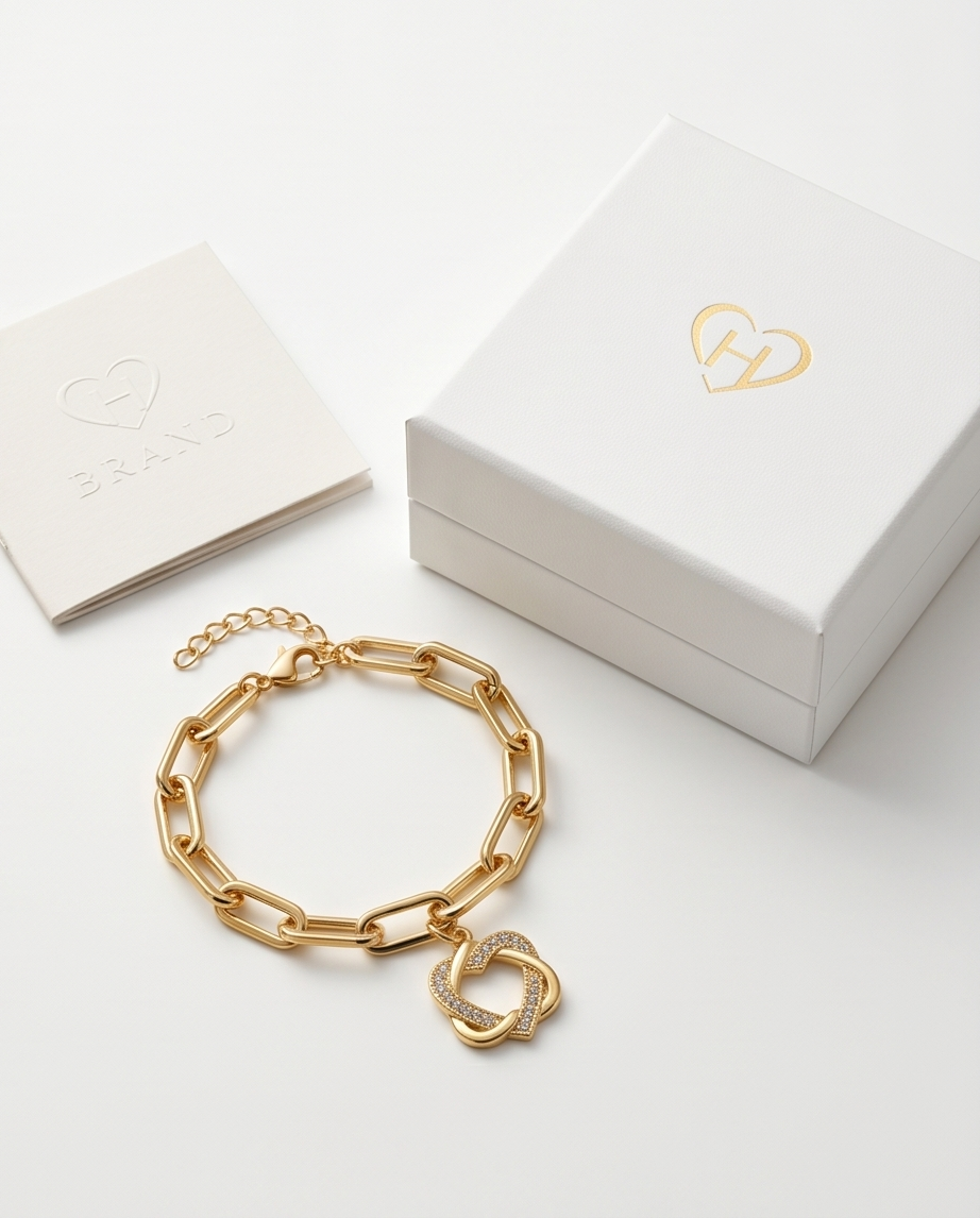 Pulsera de fantasia vip dorada cpon dijes
