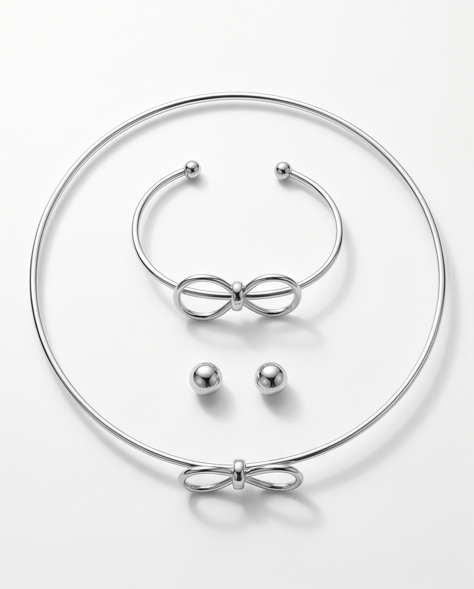 Conjuntos de Collar , Pulsera y Caravanas Dama