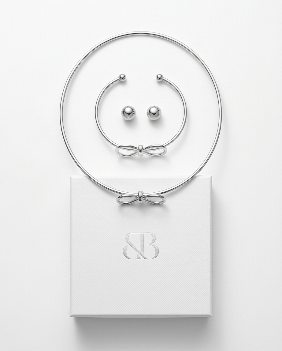 Conjuntos de Collar , Pulsera y Caravanas Dama