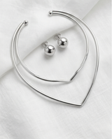 Conjunto Collar , Pulsera y Caravanas