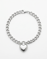 Pulseras de fantasia con dijes corazon dorado