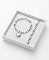 Pulseras de fantasia con dijes corazon dorado
