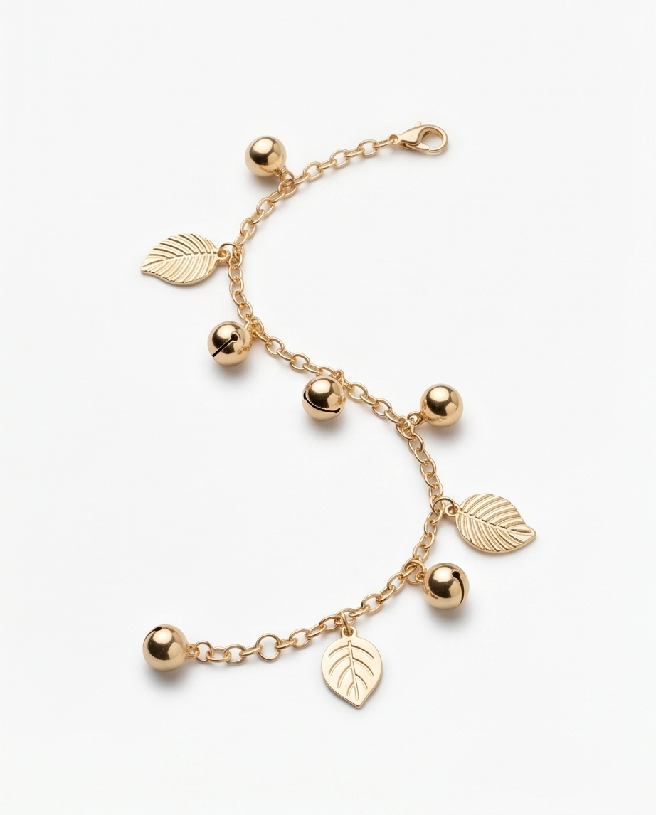 Pulseras de fantasia con dijes Plateados