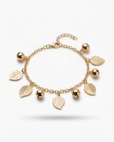 Pulseras de fantasia con dijes Plateados