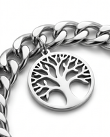 Pulsera fantasia plateada
