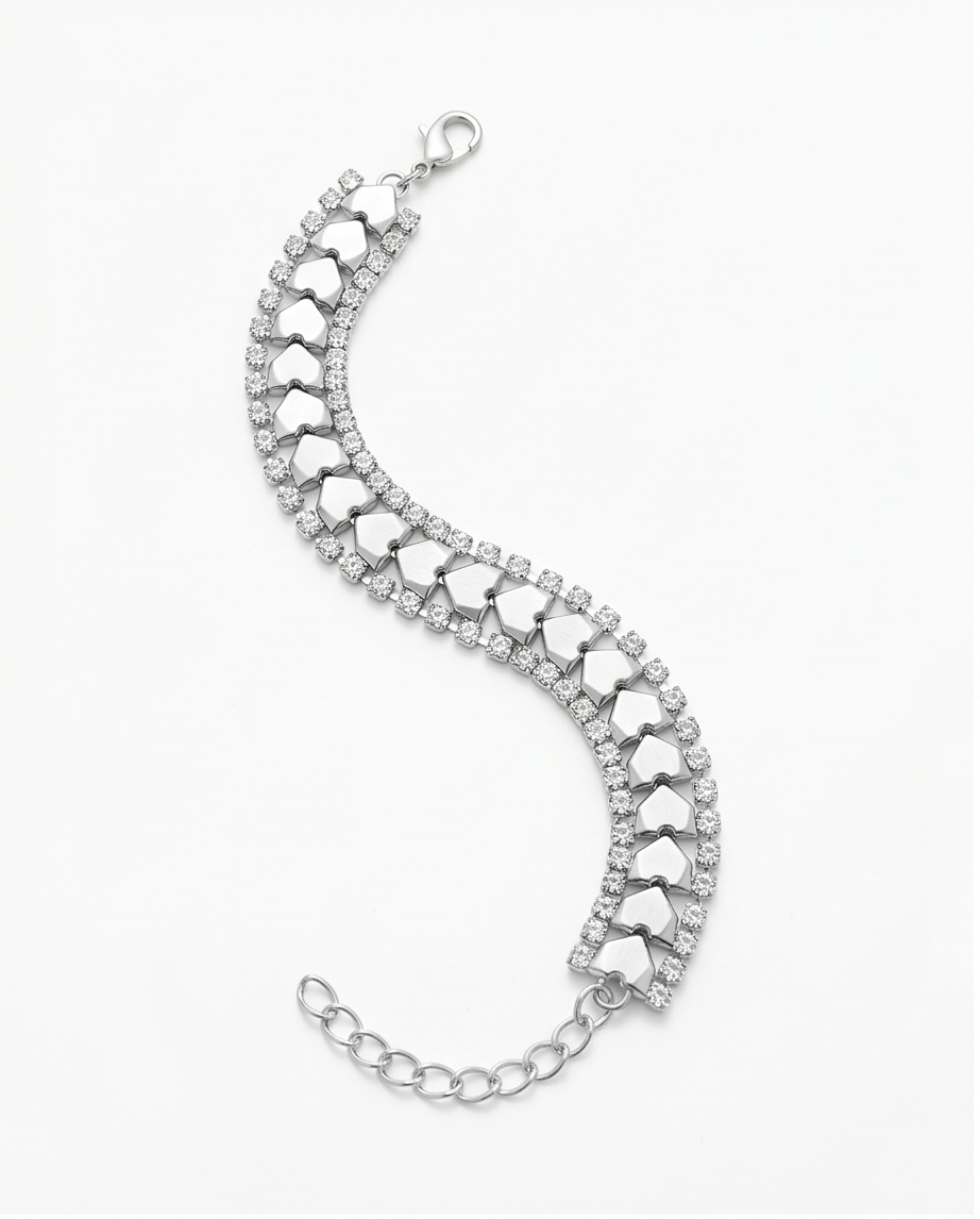 Pulsera de Fantasia dorada con dijes