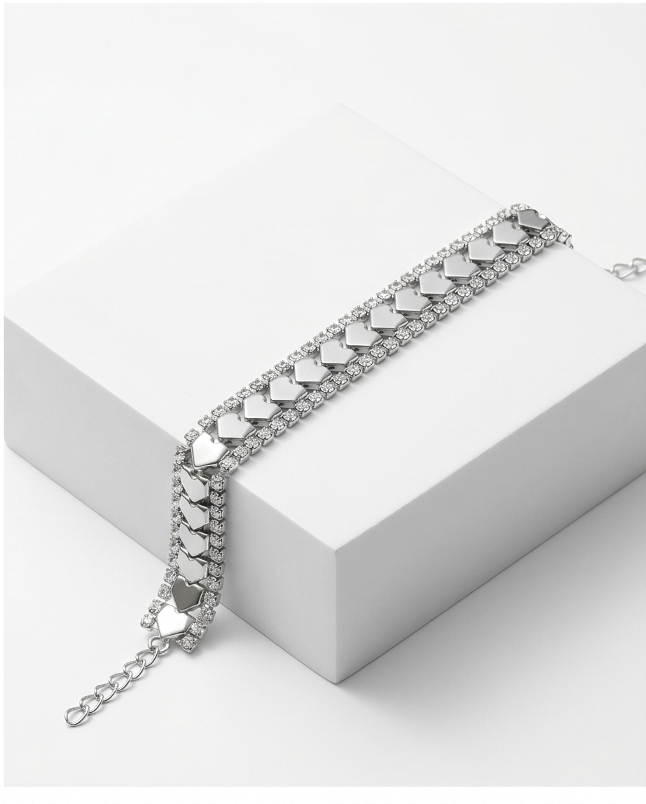 Pulsera de Fantasia dorada con dijes