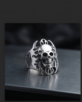 Anillo de Acero quirúrgico plateado  colección 2027