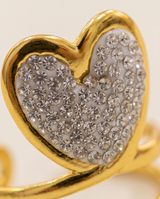 Anillo de acero quirurgico dorado colección 2027
