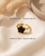Anillo de acero quirurgico dorado colección 2027
