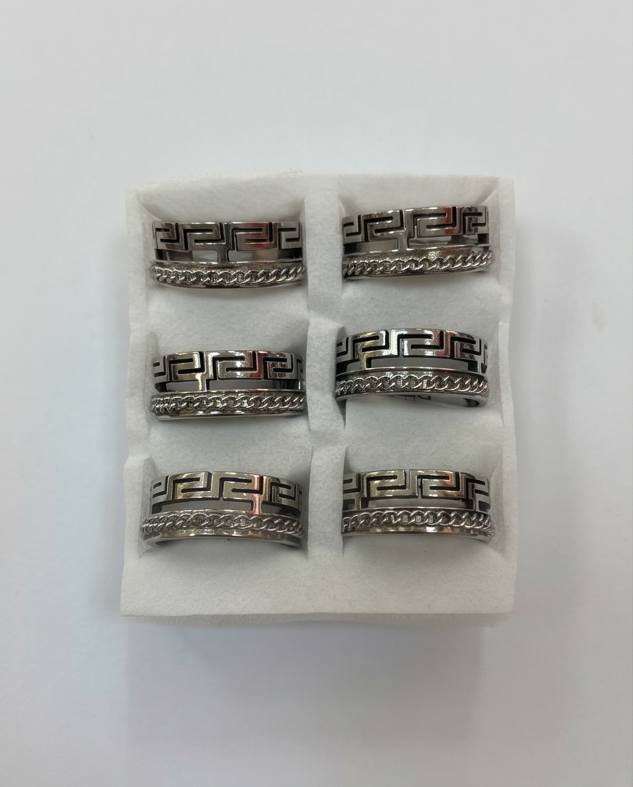 Anillos de acero de Mesa