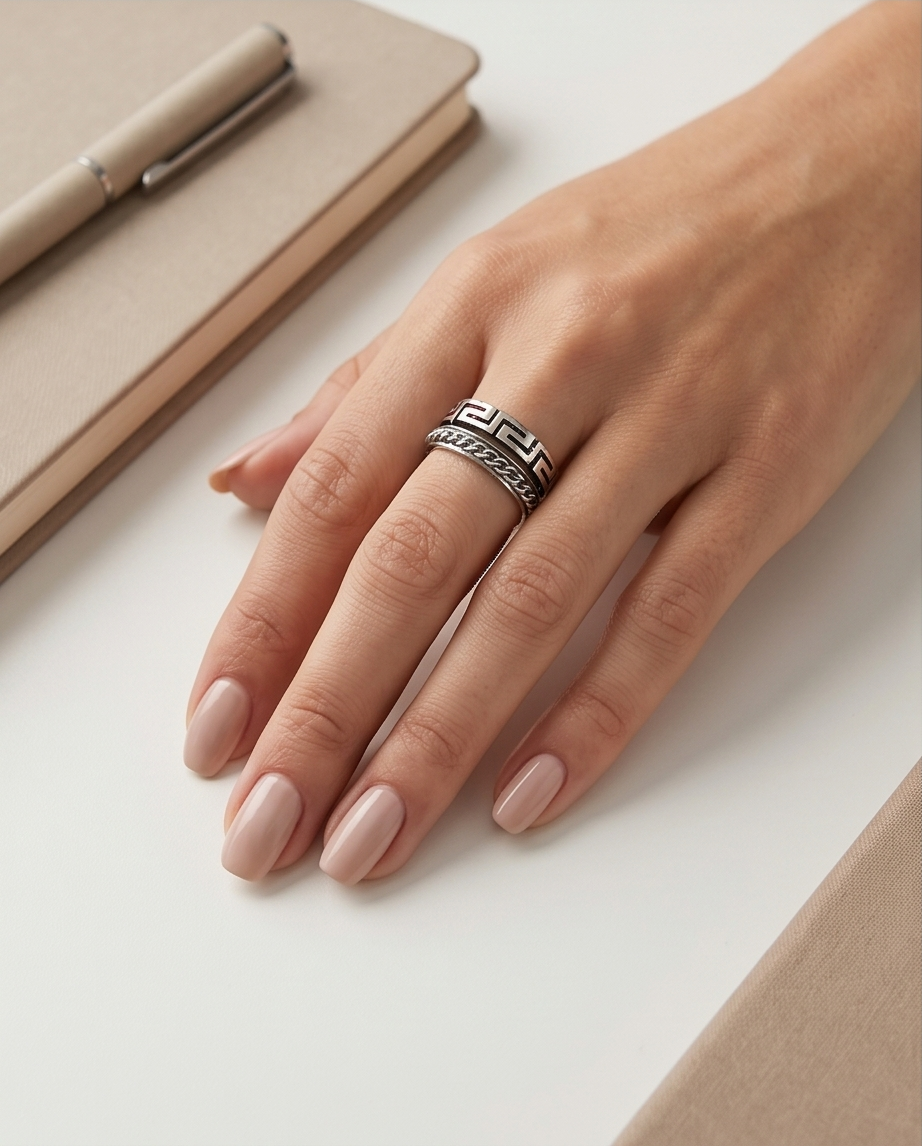 Anillos de acero de Mesa