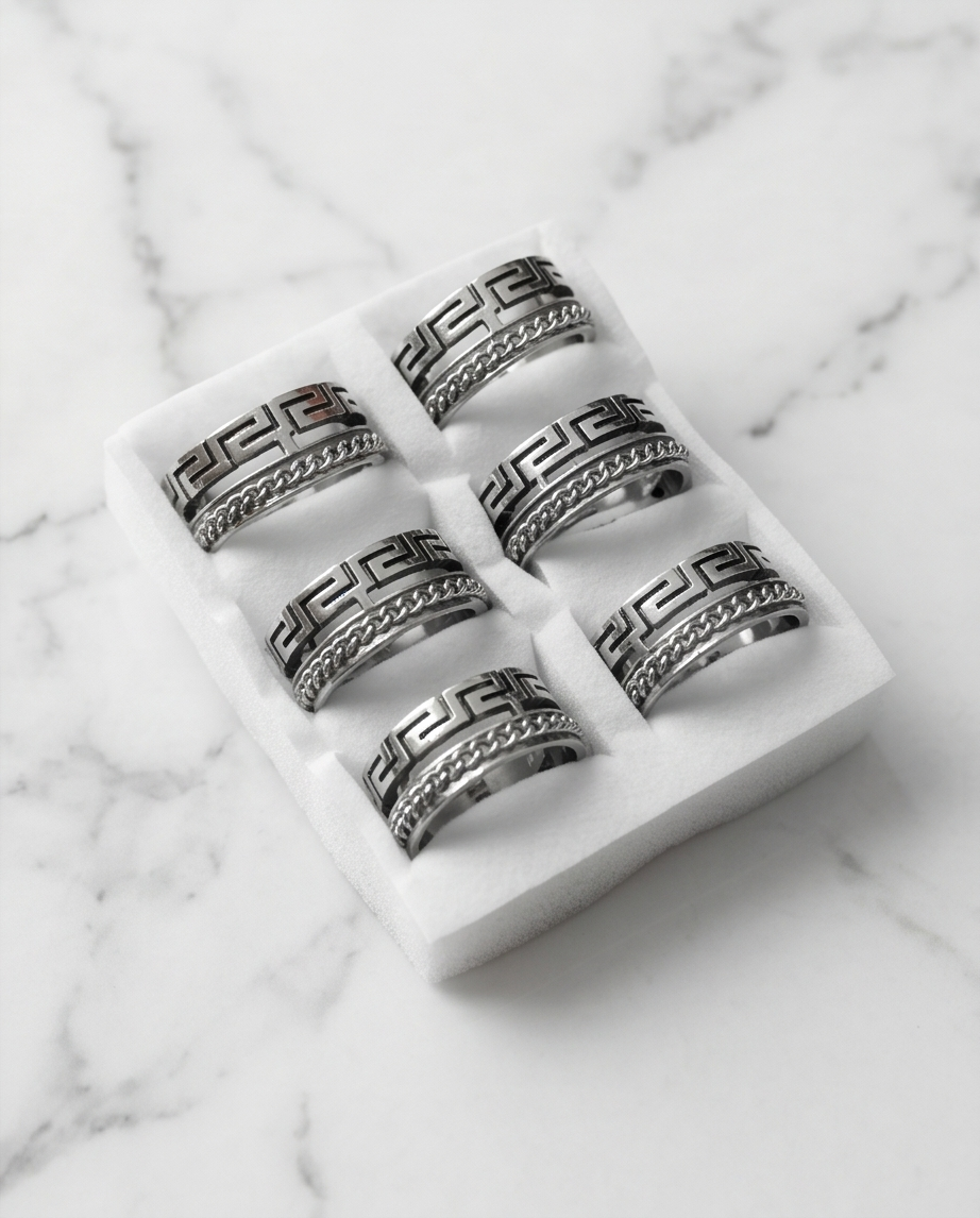 Anillos de acero de Mesa
