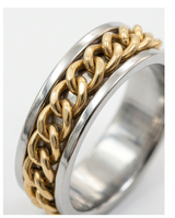 Anillo acero quirúrgico mujer 2
