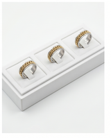 Anillo acero quirúrgico mujer 2