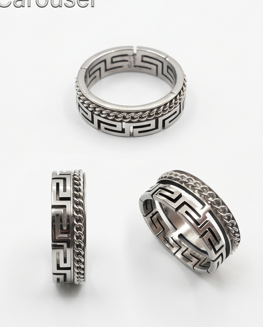 Anillo acero quirúrgico mujer 31