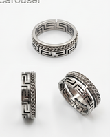 Anillo acero quirúrgico mujer 31