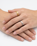 Anillo acero quirúrgico mujer 41