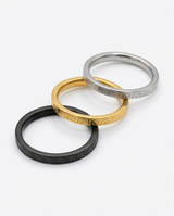 Anillo acero quirúrgico mujer 41