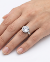 Anillo acero quirúrgico mujer 43