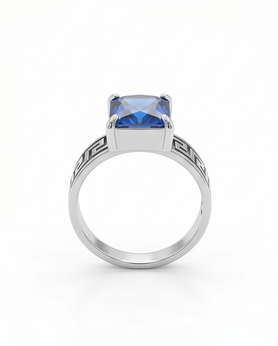 Anillo acero quirúrgico mujer 46