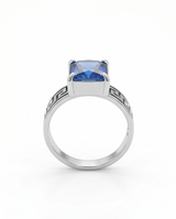 Anillo acero quirúrgico mujer 46