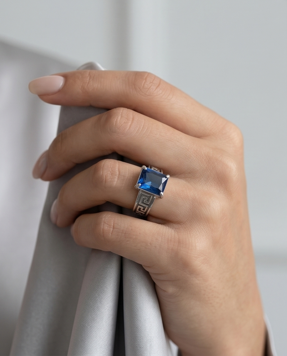 Anillo acero quirúrgico mujer 46