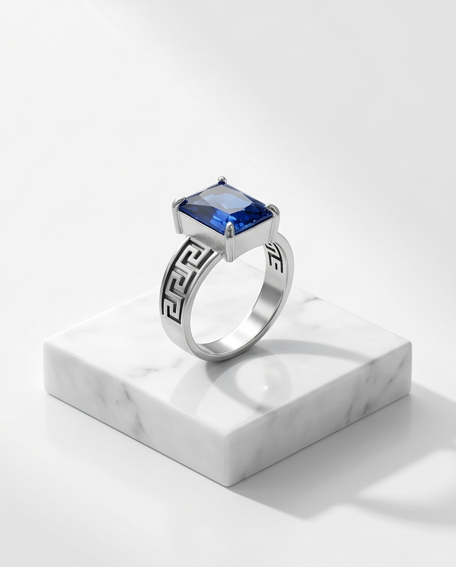 Anillo acero quirúrgico mujer 46