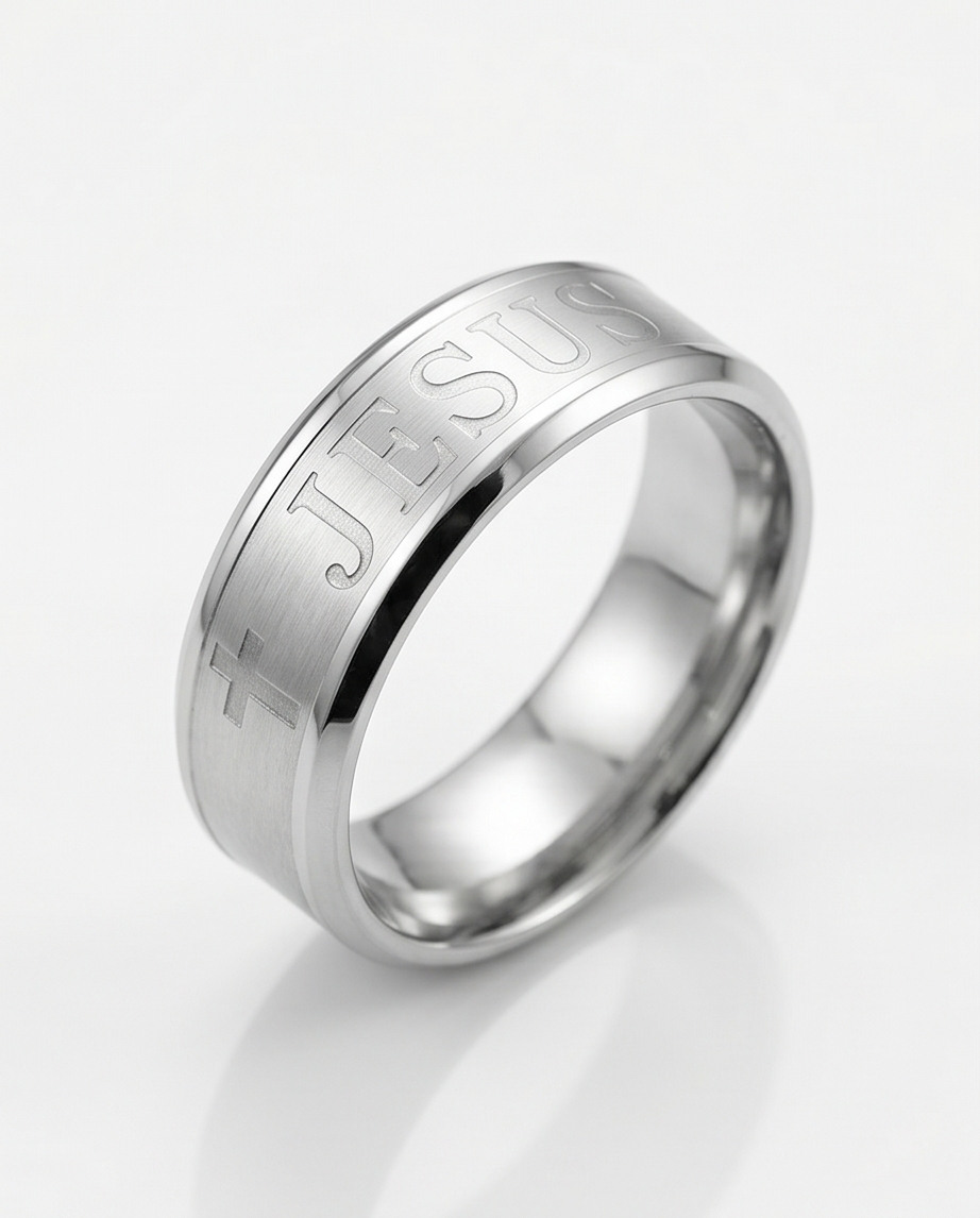 Anillo acero quirúrgico mujer 49