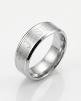 Anillo acero quirúrgico mujer 49