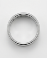 Anillo acero quirúrgico mujer 49