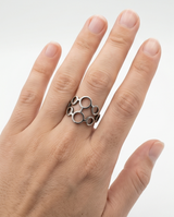 Anillo acero quirúrgico mujer 19