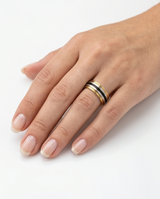 Anillo acero quirúrgico mujer 51