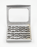 ANILLOS DE ACERO QUIRURGICO SET POR 36 UNIDADES 06