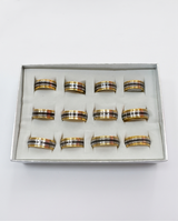 ANILLOS DE ACERO QUIRURGICO SET DE 36 PIEZAS 04