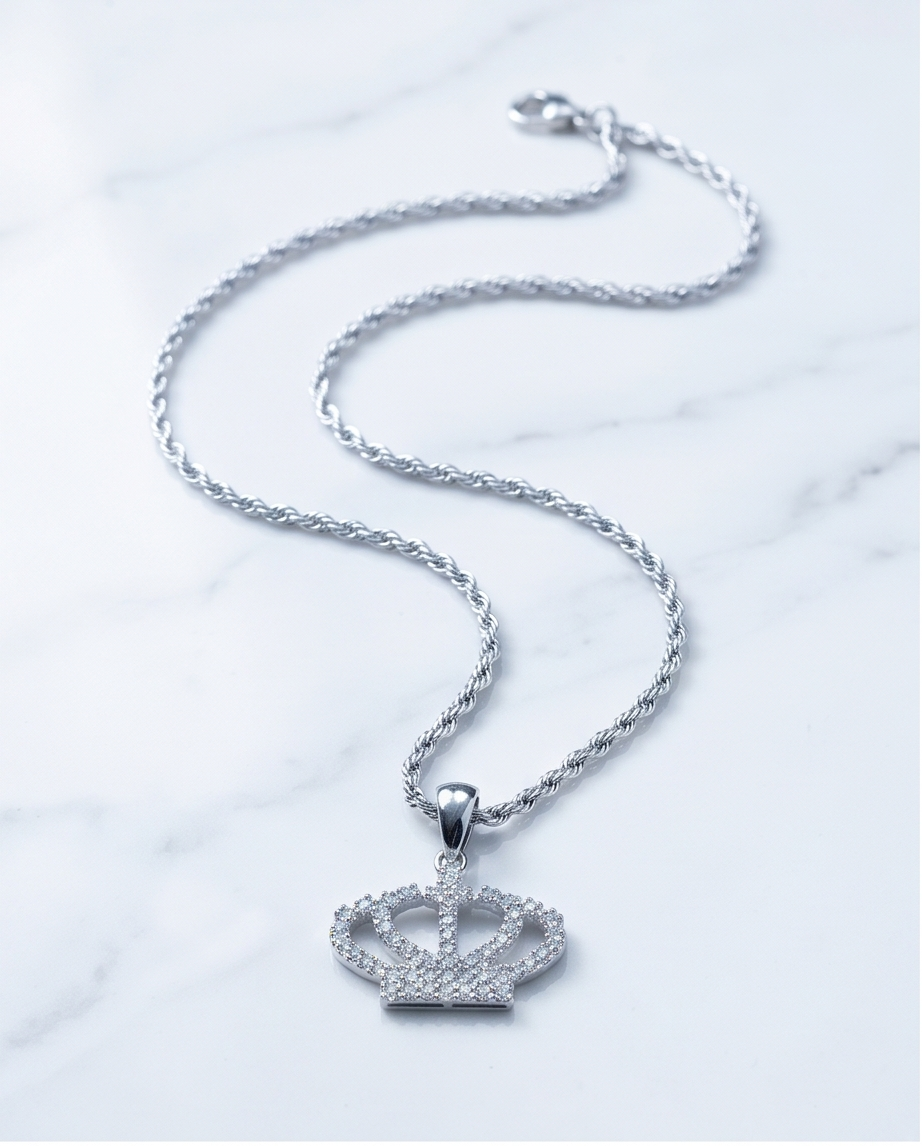COLLAR CON DIJE ENCHAPADO