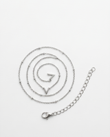 COLLAR CON DIJES Y PIEDRAS ACERO QUIRURGICO C13