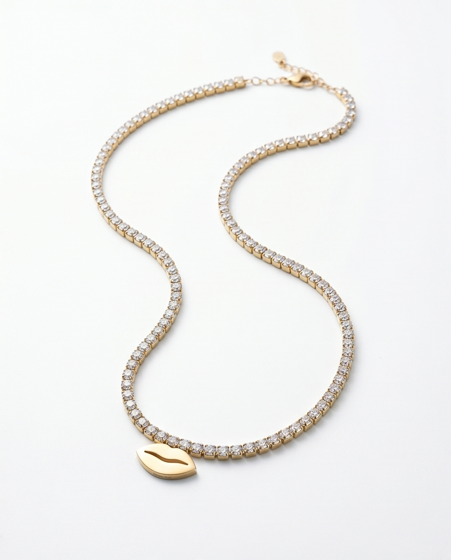 Collar acero quirúrgico mujer 66