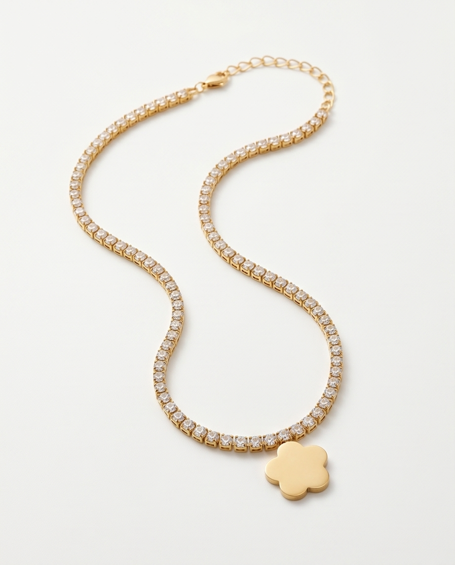 Collar acero quirúrgico mujer 45