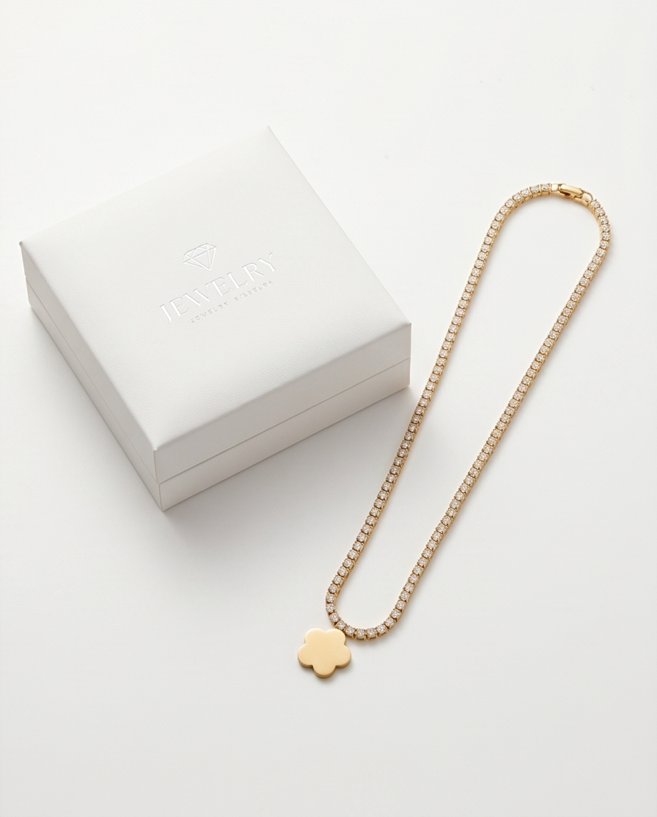 Collar acero quirúrgico mujer 45
