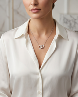Collar acero quirúrgico mujer 71