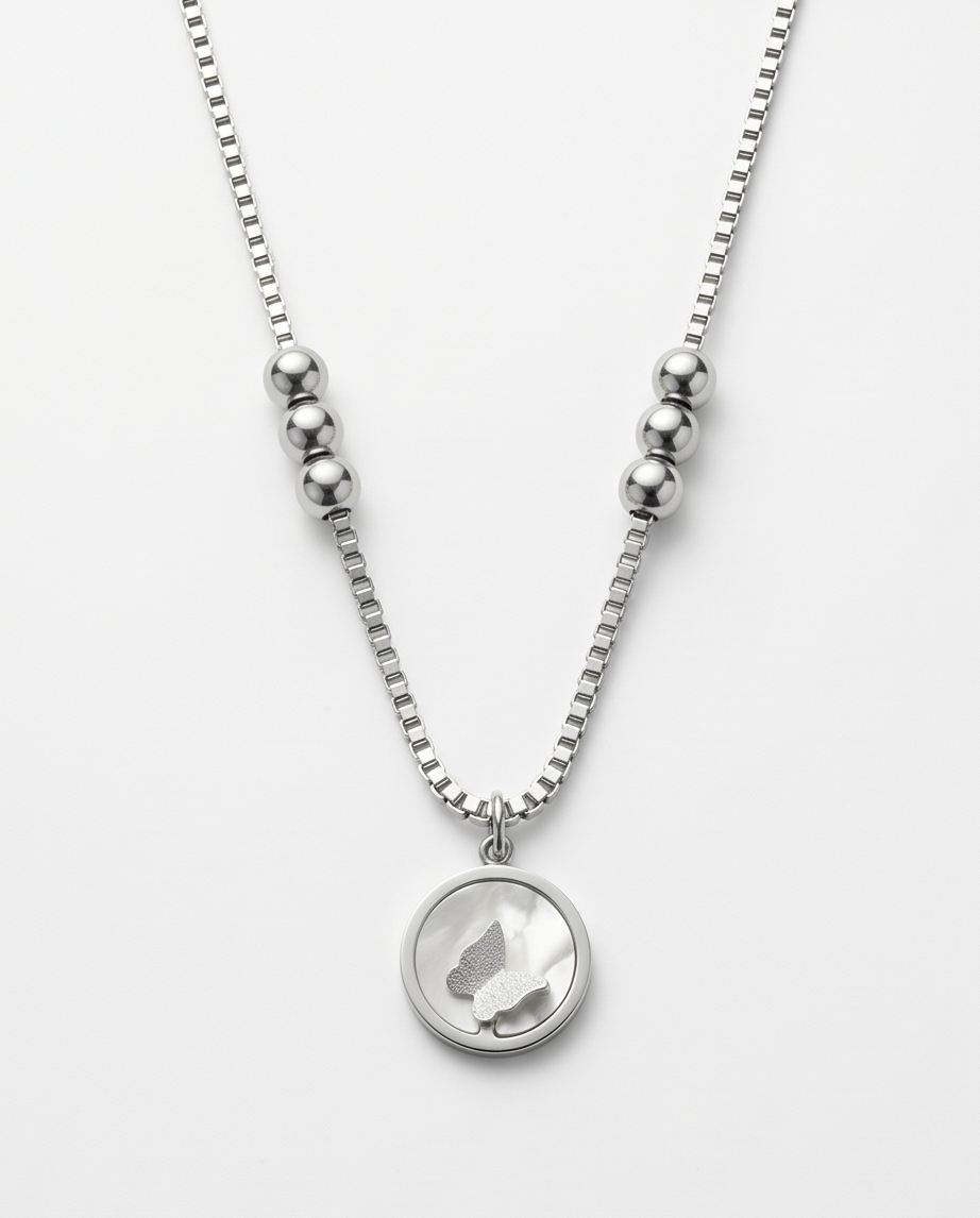 Collar acero quirúrgico mujer 62