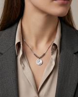 Collar acero quirúrgico mujer 62