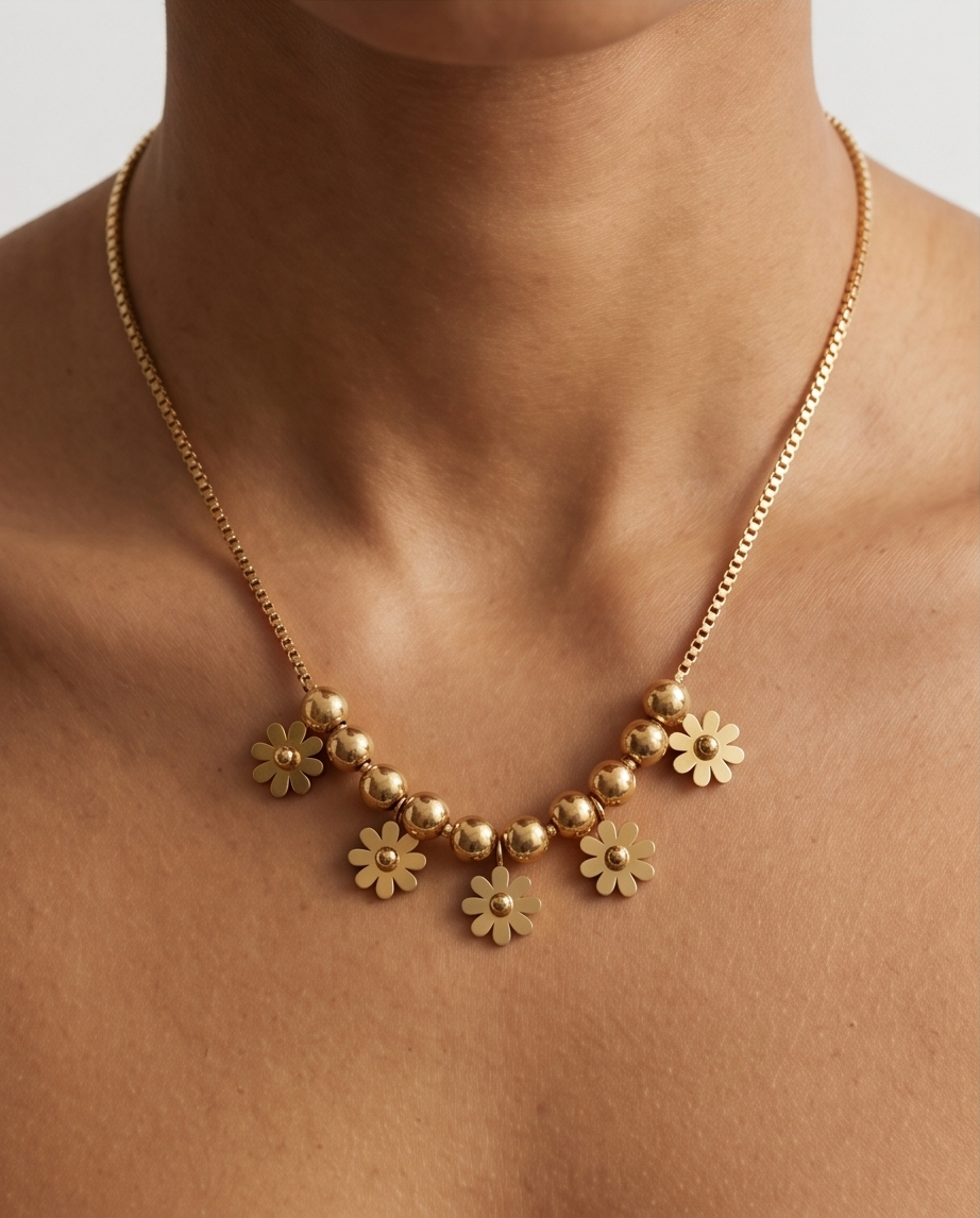 Collar acero quirúrgico mujer 82