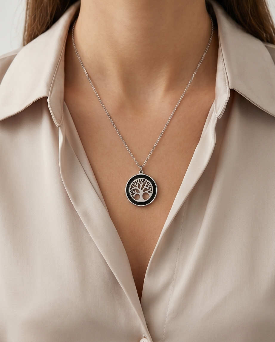 Collar acero quirúrgico mujer 2026 - 5