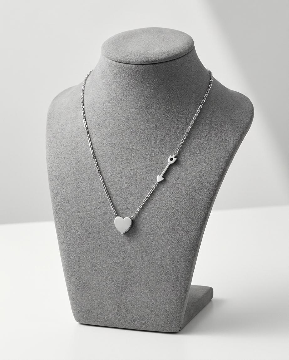Collar acero quirúrgico mujer 2026 - 1