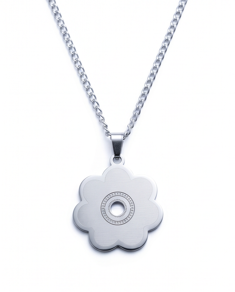 COLLAR CON DIJE ACERO QUIRURGICO C21