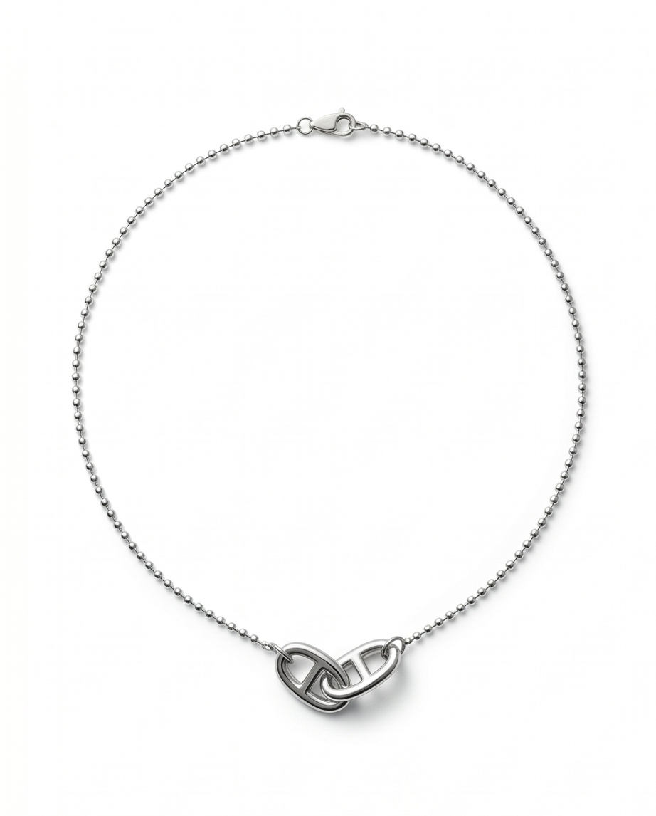 COLLAR UNISEX DE ACERO CON DIJE