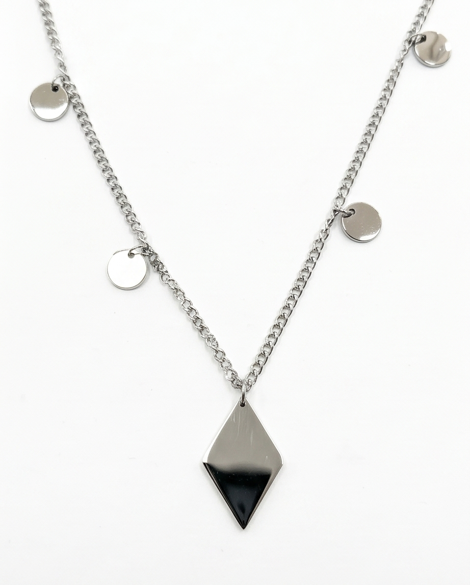 COLLAR CON DIJE EN ACERO QUIRURGICO C28